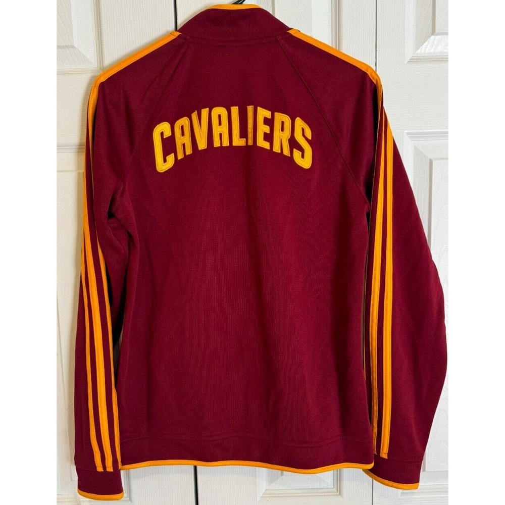 NEW Adidas Cavaliers NBA On-Court Track Jacket Full Zip Women's Sz Medium 5708W - Picture 2 of 6